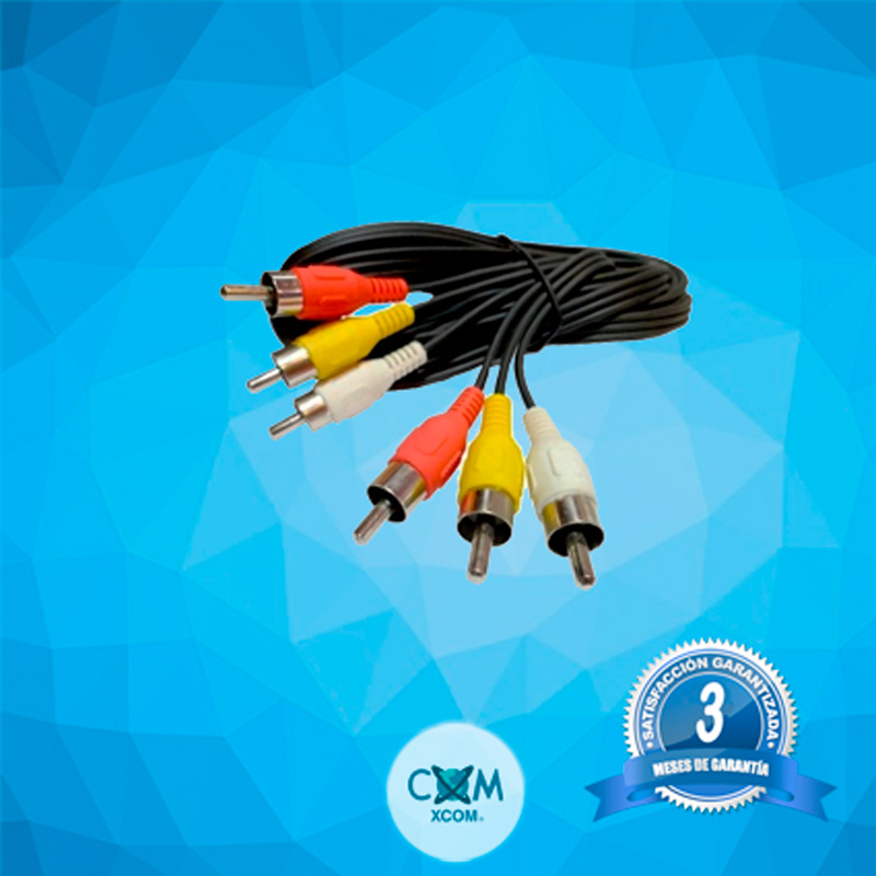 Cable rca a rca 3 metros