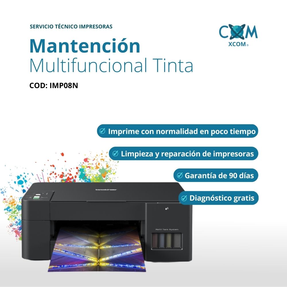 Servicio de mantencion multifuncional tinta