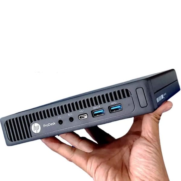 Cpu mini hp prodesk 600 g2 dm-intel core i3-6100t-nvme 256gb-ram 4gb reac