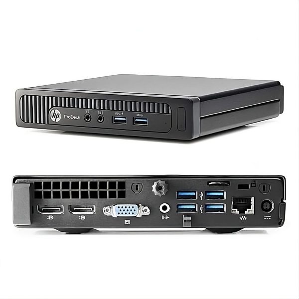 Mini pc hp prodesk 600 g2 - intel core i3-6100t - ram 8gb ddr4 -