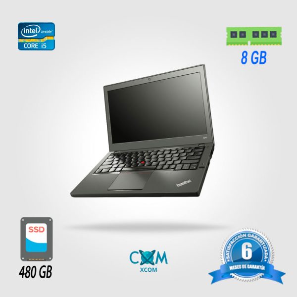 Notebook lenovo x240-12,5in- i5-4200u-ssd 480gb-8 gb ram reac