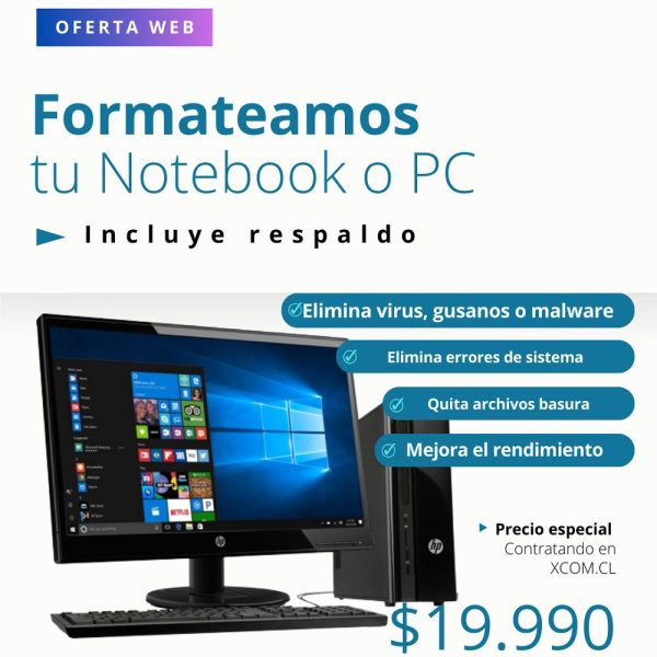 Servicio de formateo promocion web