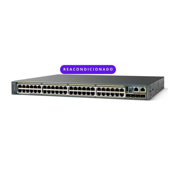 Switch cisco catalyst ws-c2960-48pst-s reac