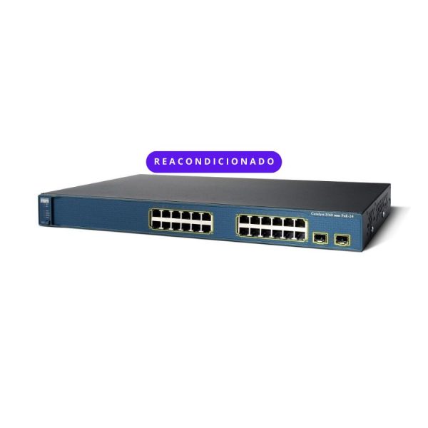 Switch cisco catalyst ws-c3560 - 24ps - s reacondicionado