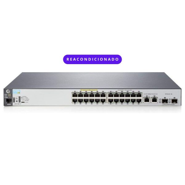 Switch hp2530-24g poe + switch giga reacondicionado