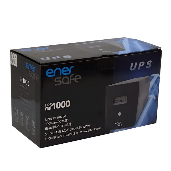 Ups ener safe 1000va - 04 salidas - cable de poder