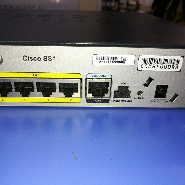 ROUTER CISCO 800 SERIES, 4 PTOS
