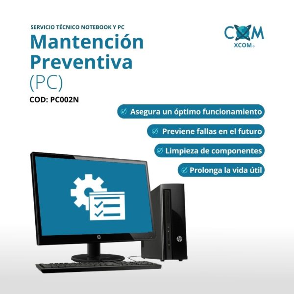 SERVICIO DE MANTENCION PREVENTIVA DE PC