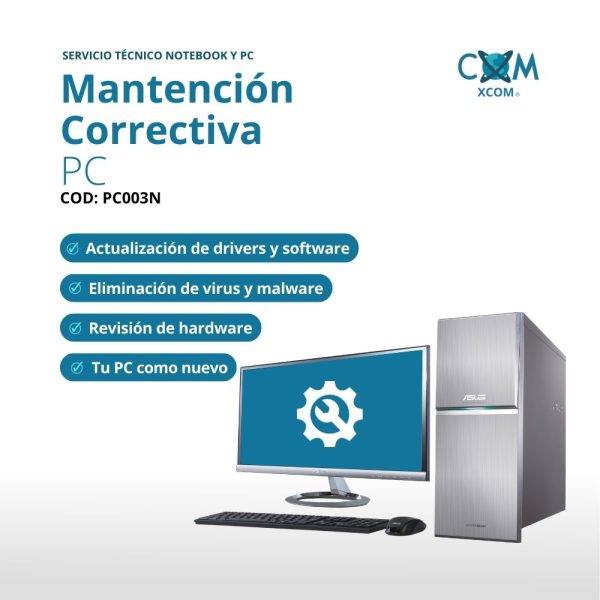 SERVICIO DE MANTENCION CORRECTIVA PC