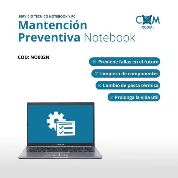 SERVICIO DE MANTENCION PREVENTIVA NOTEBOOK