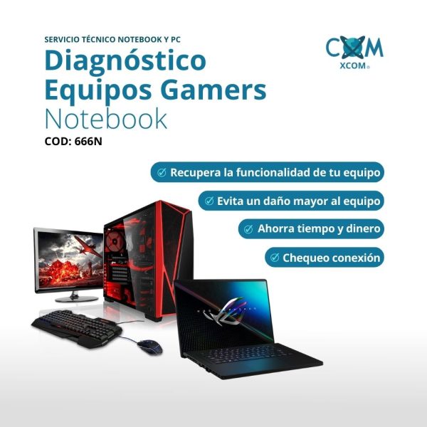 SERVICIO DE DIAGNOSTICO EQUIPOS GAMER