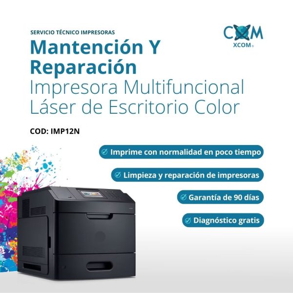 SERVICIO DE MANTENCION Y REPARACION IMPRESORAS MULTIFUNCIONAL LASER DE ESCRITORI