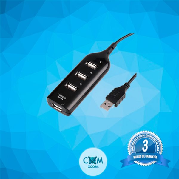 HUB ADAPTADOR USB NJOYTECH 4 PUERTOS V2.0