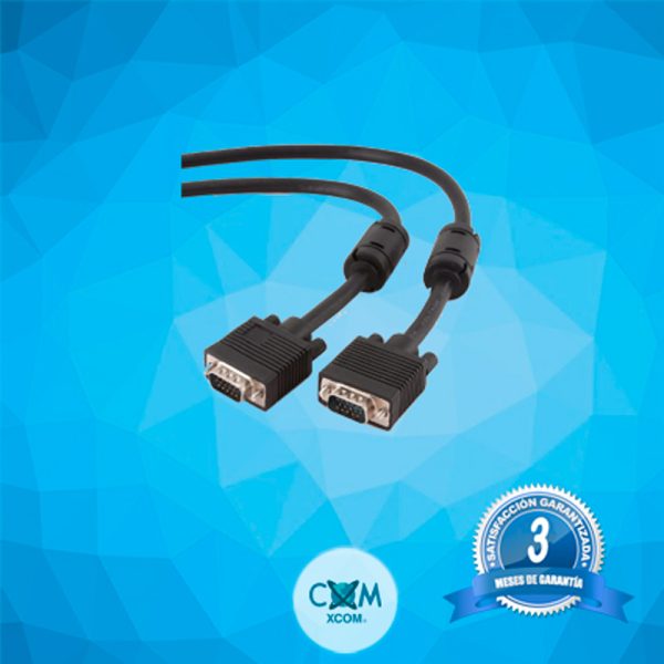 CABLE VGA MACHO MACHO - 5 MTS