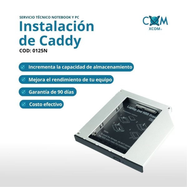 SERVICIO DE INSTALACION DE CADDY