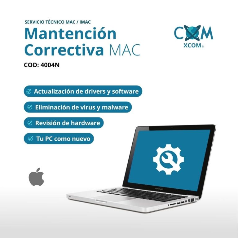 SERVICIO MANTENCION CORRECTIVA MAC - XCOM