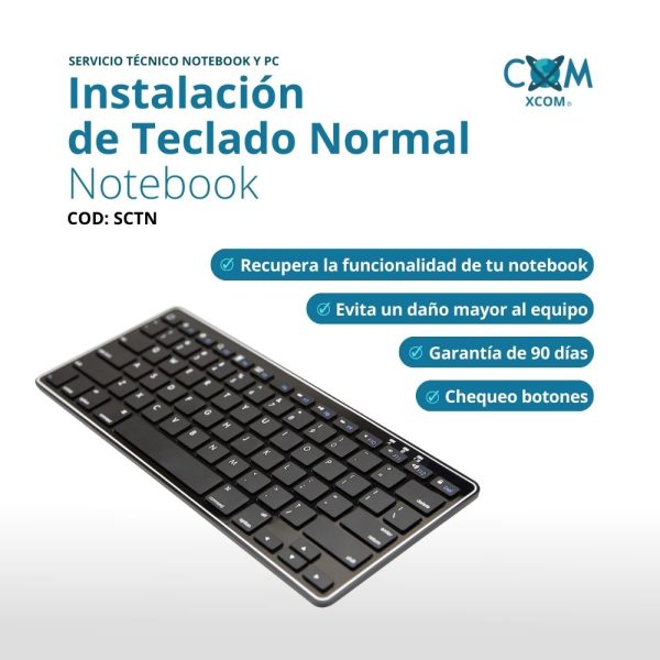 SERVICIO DE INSTALACION DE TECLADO NORMAL NOTEBOOK