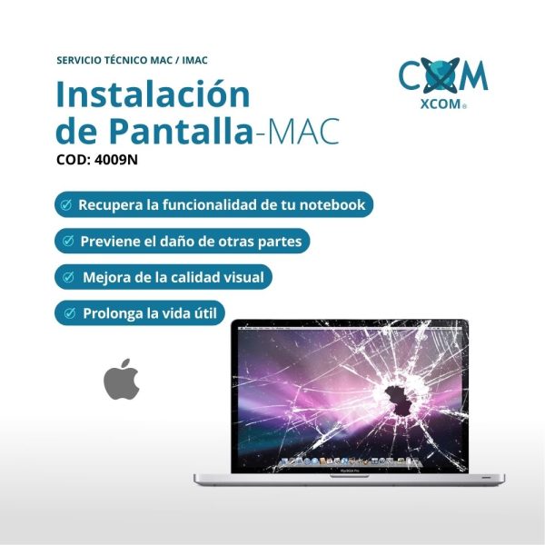 SERVICIO DE INSTALACION DE PANTALLA MAC