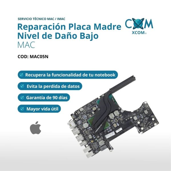 SERVICIO DE REPARACION PLACA MADRE  DE DAÑO BAJO  MAC/IMAC