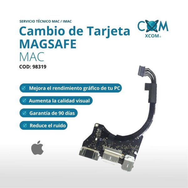 SERVICIO DE CAMBIO DE TARJETA MAGSAFE
