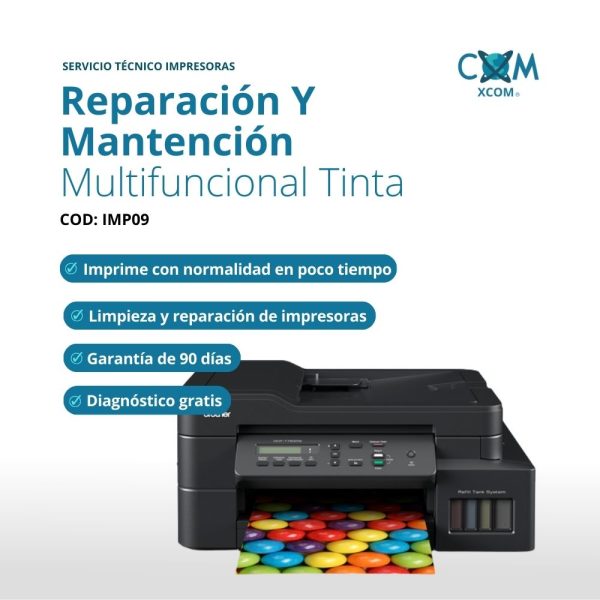SERVICIO DE REPARACION Y MANTENCION MULTIFUNCINAL TINTA
