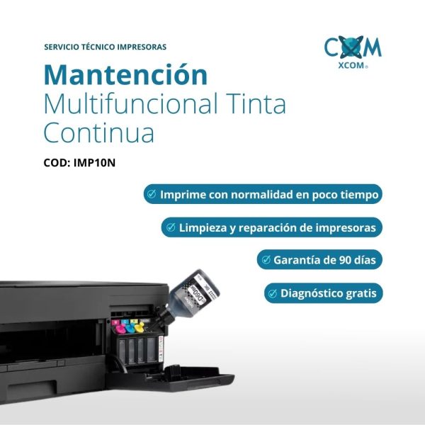 SERVICIO DE MANTENCION MULTIFUNCIONAL TINTA CONTINUA