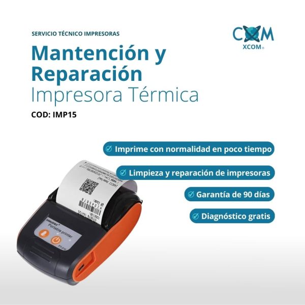 SERVICIO DE MANTENCION Y REPARACION IMPRESORA TERMICA
