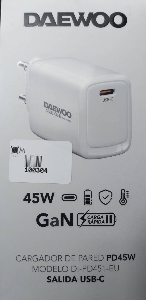 CARGADOR DAEWOO 45W USB C