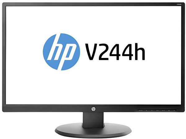 MONITOR HP 24"/ MODELO V244H / FULL HD 1920 X1080 / PUERTOS VGA/ DVI-D/ HDMI