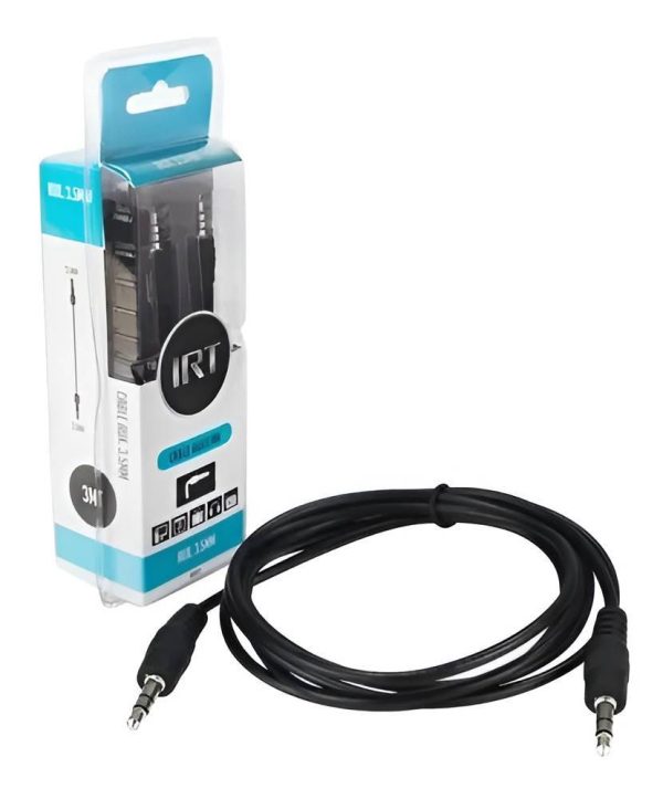 CABLE AUX PLUG PLUG IRT 3 MTS
